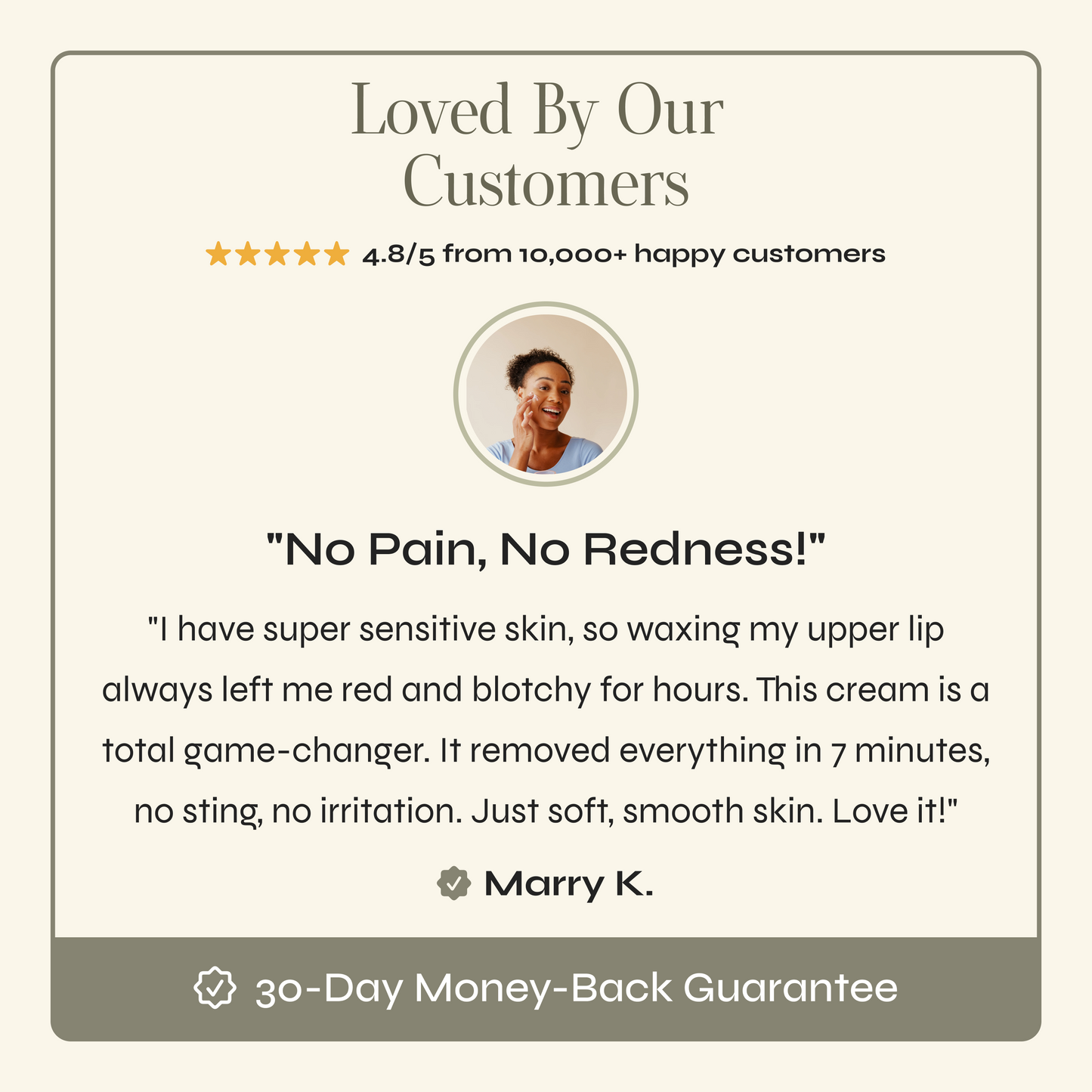 Facial Hair Removal Cream + Calming Serum