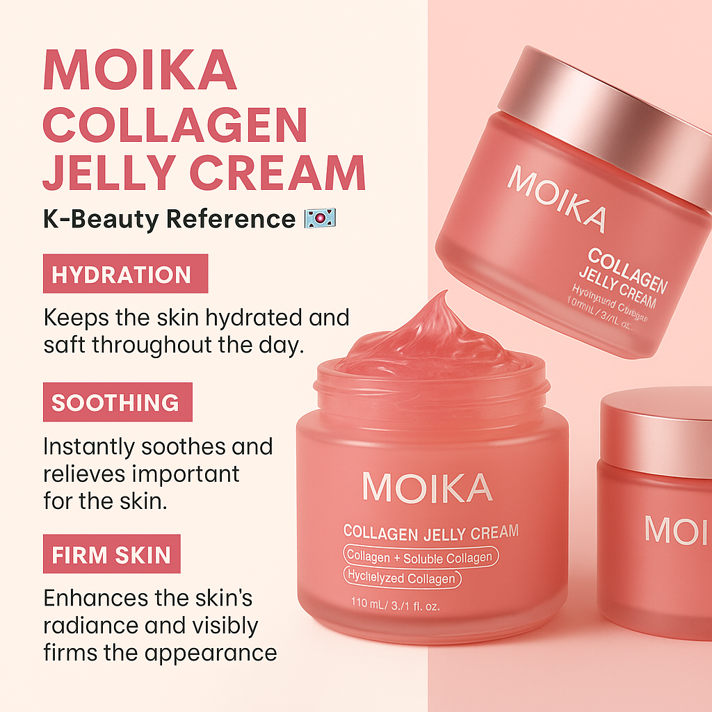 PetalSmooth MOIKA Collagen Jelly Cream • 110ml